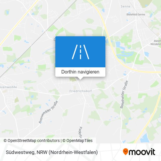 Südwestweg Karte