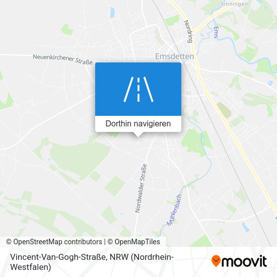 Vincent-Van-Gogh-Straße Karte