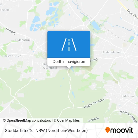 Stoddartstraße Karte