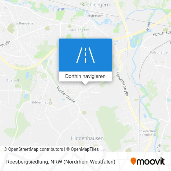 Reesbergsiedlung Karte