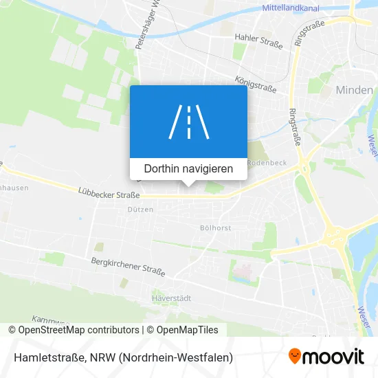 Hamletstraße Karte
