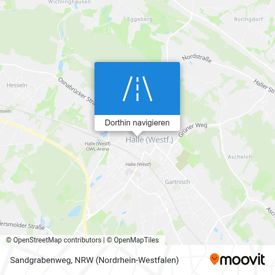 Sandgrabenweg Karte