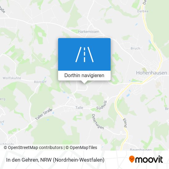 In den Gehren Karte