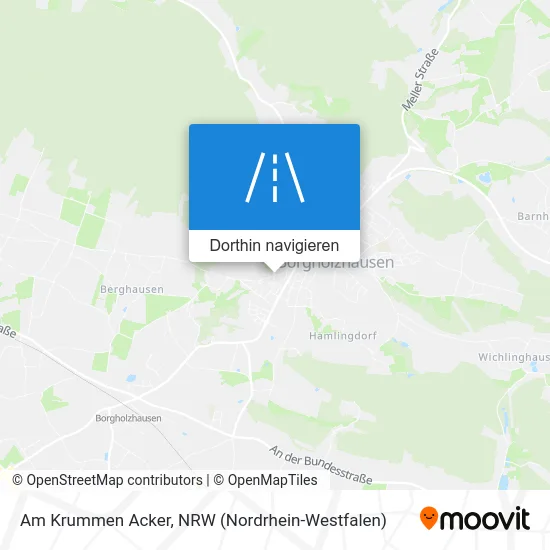 Am Krummen Acker Karte