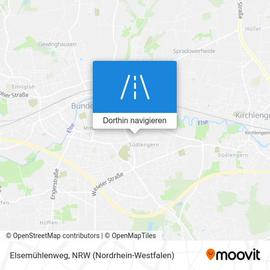 Elsemühlenweg Karte