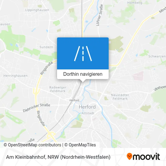 Am Kleinbahnhof Karte