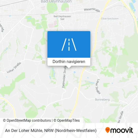 An Der Loher Mühle Karte