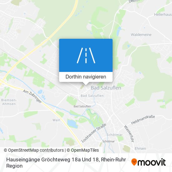 Hauseingänge Gröchteweg 18a Und 18 Karte