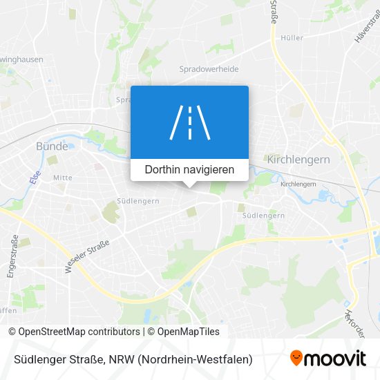 Südlenger Straße Karte