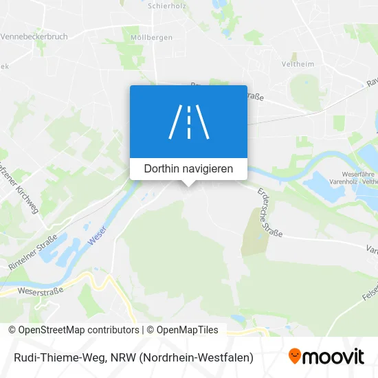 Rudi-Thieme-Weg Karte
