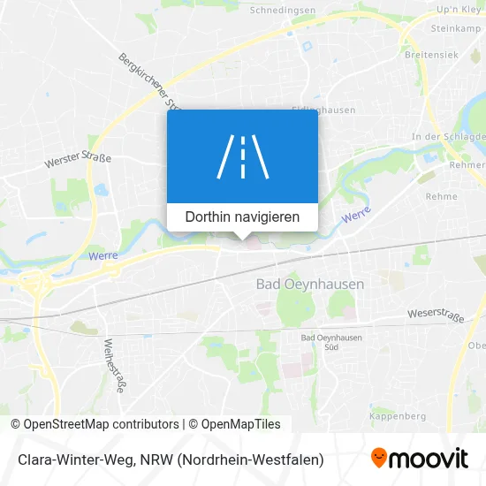 Clara-Winter-Weg Karte