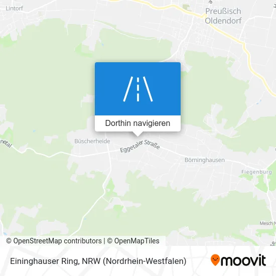 Eininghauser Ring Karte