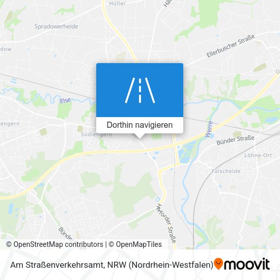 Am Straßenverkehrsamt Karte