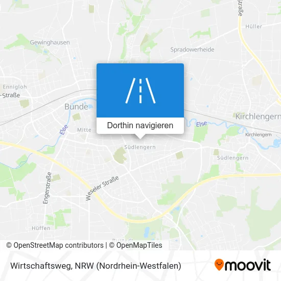 Wirtschaftsweg Karte