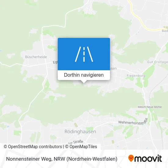 Nonnensteiner Weg Karte