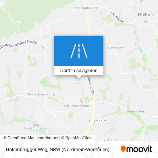 Hökenbrügger Weg Karte