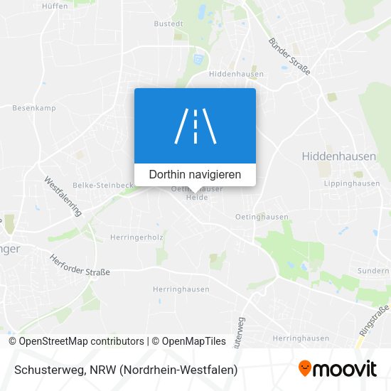 Schusterweg Karte