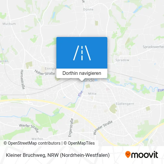 Kleiner Bruchweg Karte