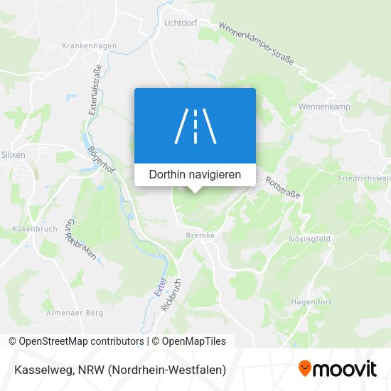 Kasselweg Karte