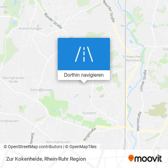 Zur Kokenheide Karte