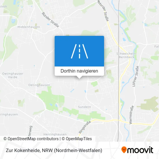 Zur Kokenheide Karte
