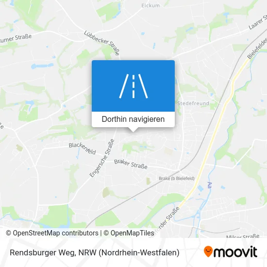 Rendsburger Weg Karte