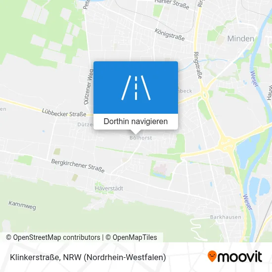 Klinkerstraße Karte