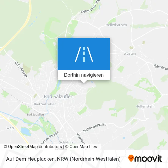 Auf Dem Heuplacken Karte