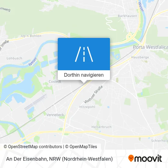 An Der Eisenbahn Karte