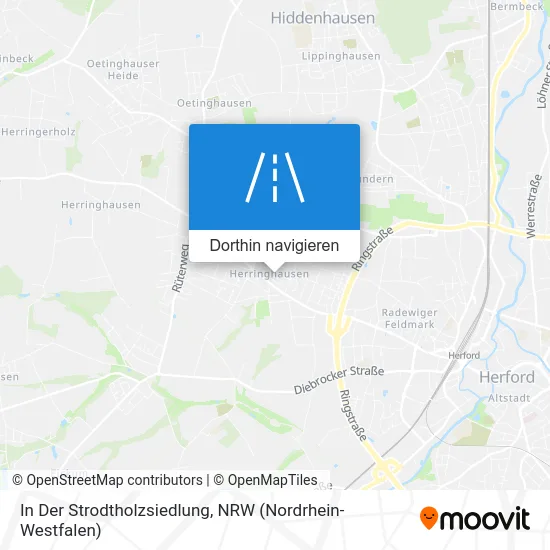 In Der Strodtholzsiedlung Karte