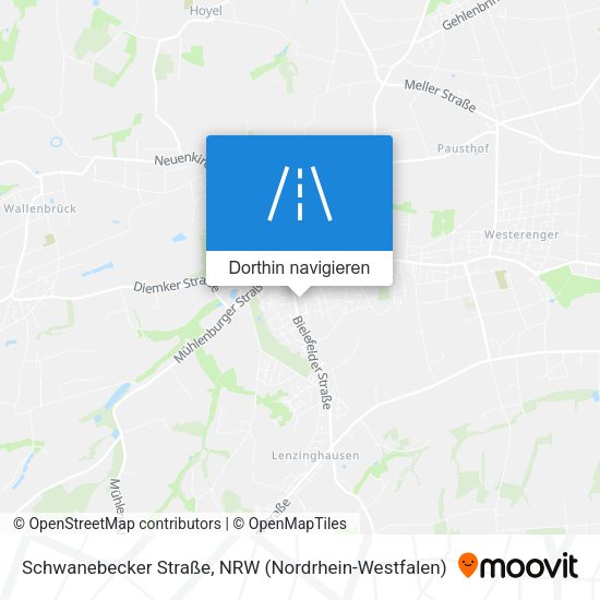 Schwanebecker Straße Karte