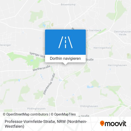 Professor-Vormfelde-Straße Karte