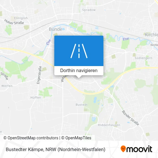 Bustedter Kämpe Karte