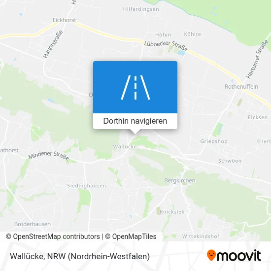 Wallücke Karte