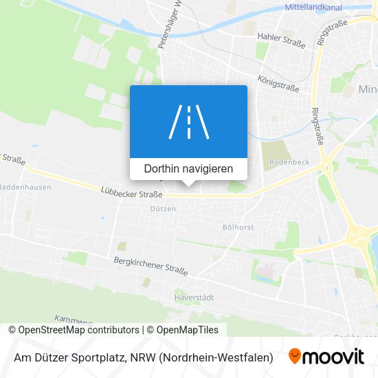 Am Dützer Sportplatz Karte