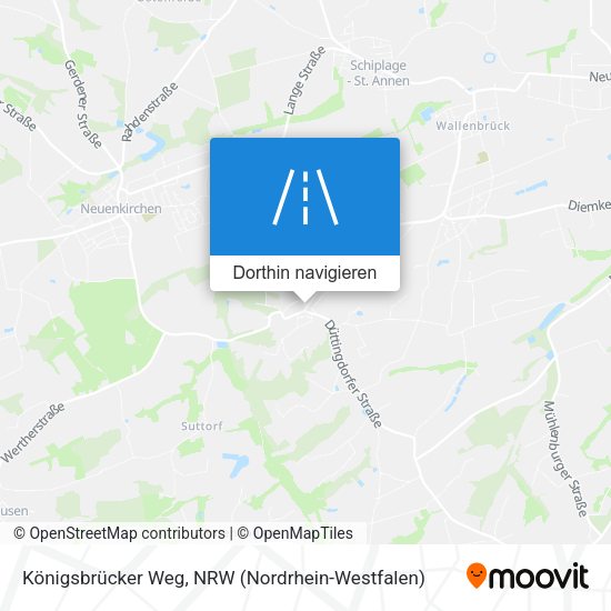 Königsbrücker Weg Karte