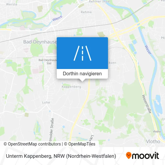 Unterm Kappenberg Karte