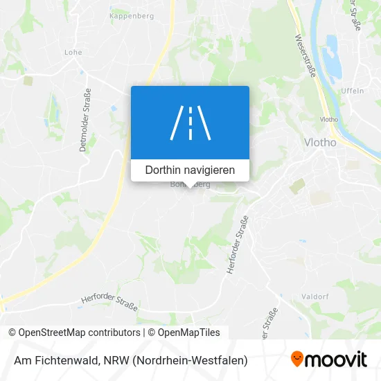 Am Fichtenwald Karte