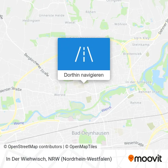 In Der Wiehwisch Karte