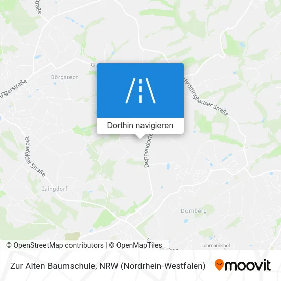 Zur Alten Baumschule Karte