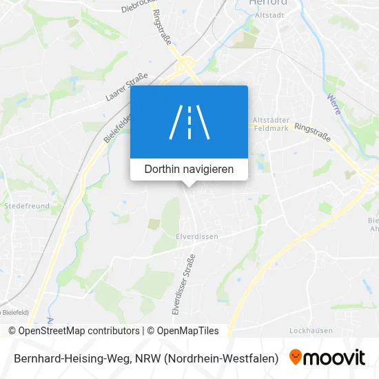 Bernhard-Heising-Weg Karte