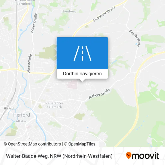 Walter-Baade-Weg Karte