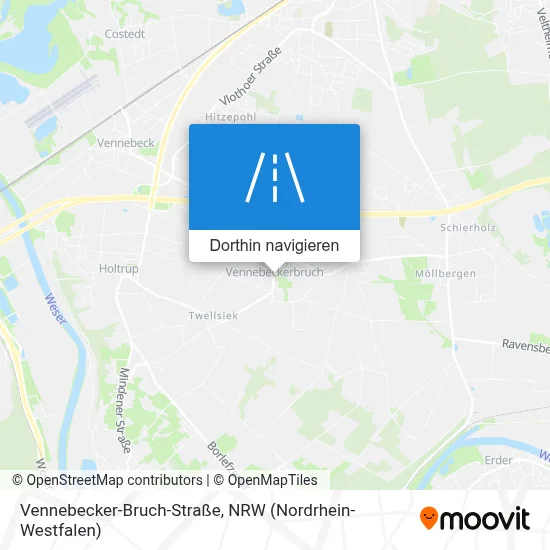 Vennebecker-Bruch-Straße Karte