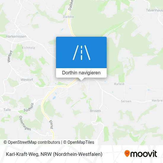 Karl-Kraft-Weg Karte