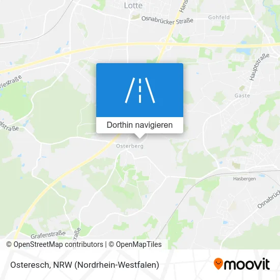 Osteresch Karte