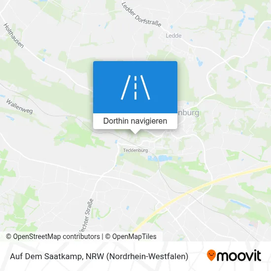 Auf Dem Saatkamp Karte