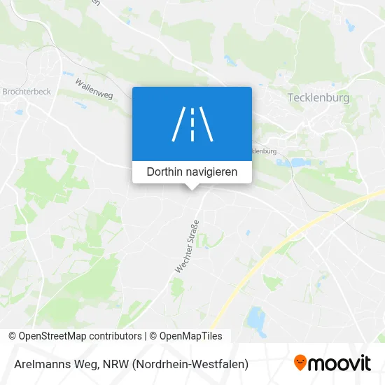 Arelmanns Weg Karte