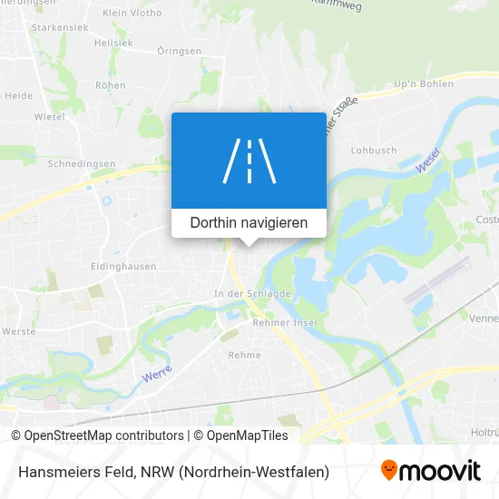 Hansmeiers Feld Karte