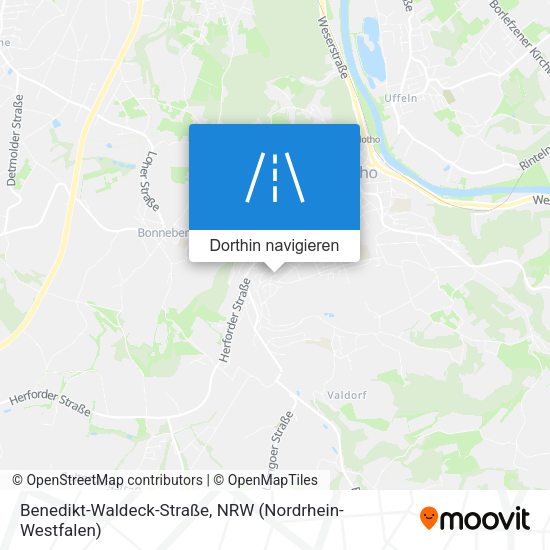 Benedikt-Waldeck-Straße Karte