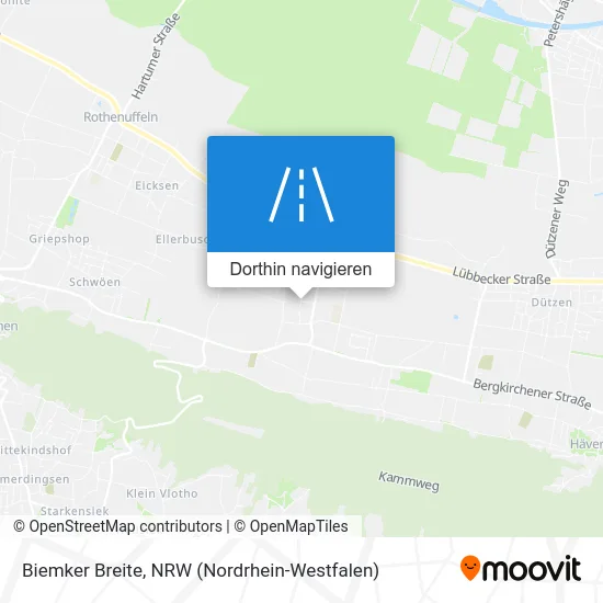 Biemker Breite Karte